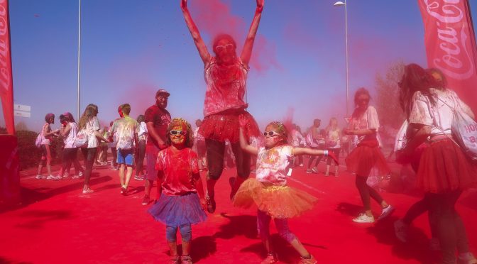 ©José Ramón Aguirre. ©Carrera Holi Run´17, en Valdebebas, Madrid.